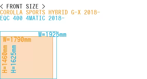 #COROLLA SPORTS HYBRID G-X 2018- + EQC 400 4MATIC 2018-